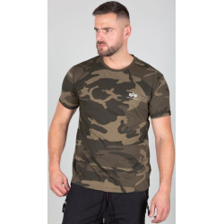 ALPHA INDUSTRIES Tričko Backprint T Camo - olive camo (128507C/239)