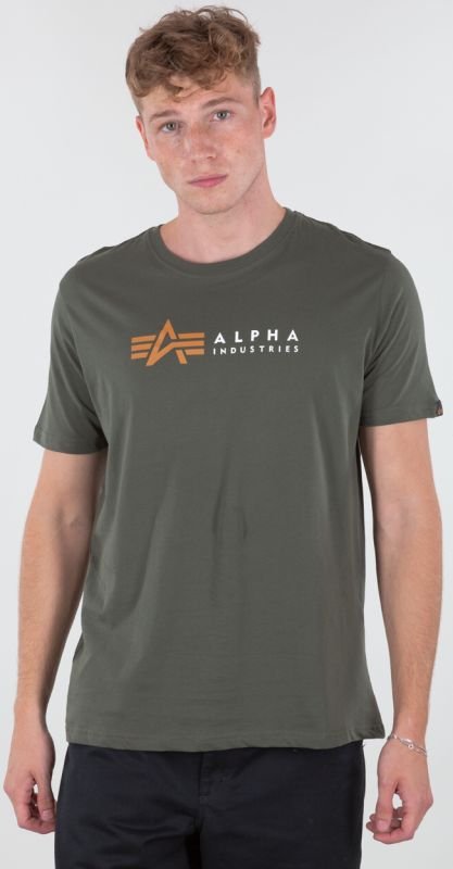 ALPHA INDUSTRIES Tričko Label T - dark olive (118502/142)