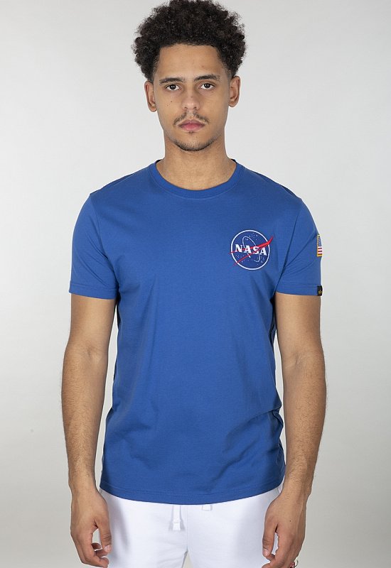 ALPHA INDUSTRIES Tričko Space Shuttle T - nasa blue (176507/539)