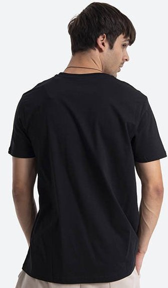 ALPHA INDUSTRIES Tričko Label T Foil Print - čierne (118502FP/03)