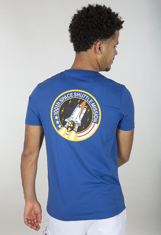 ALPHA INDUSTRIES Tričko Space Shuttle T - nasa blue (176507/539)