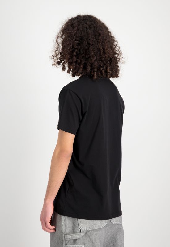 ALPHA INDUSTRIES Tričko BASIC Carbon - black/black (100501CB/515)