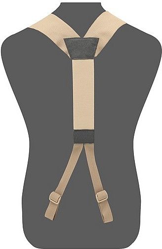 WARRIOR Opasok SlimLine Harness, Elastic Back - coyote (W-EO-SLH-CT)