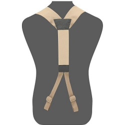 WARRIOR SlimLine Harness, Elastic Back - coyote (W-EO-SLH-CT)