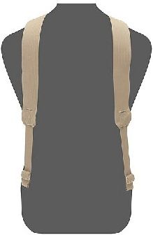 WARRIOR Opasok SlimLine Harness, Elastic Back - coyote (W-EO-SLH-CT)