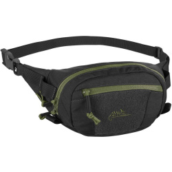 HELIKON Ľadvinka POSSUM Waist Pack cordura - black / olive green A (TB-PSM-CD-0102A)