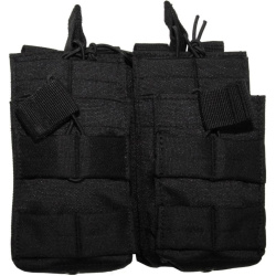 MFH MOLLE Modular pouch, 16x15, 4vrecká - čierny (30605A)