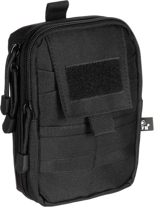 MFH MOLLE Utility pouch EDC - black (30607A)