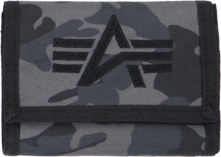 ALPHA INDUSTRIES Peňaženka Alpha Wallet - black camo (198919/125)