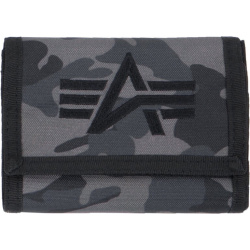ALPHA INDUSTRIES Peňaženka Alpha Wallet - black camo (198919/125)