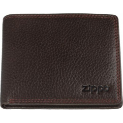 ZIPPO Kožená peňaženka 8,6x10,8x2,5cm - hnedá (44136)