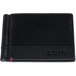 ZIPPO Kožená peňaženka 11x8,2x1cm - čierna (44147)