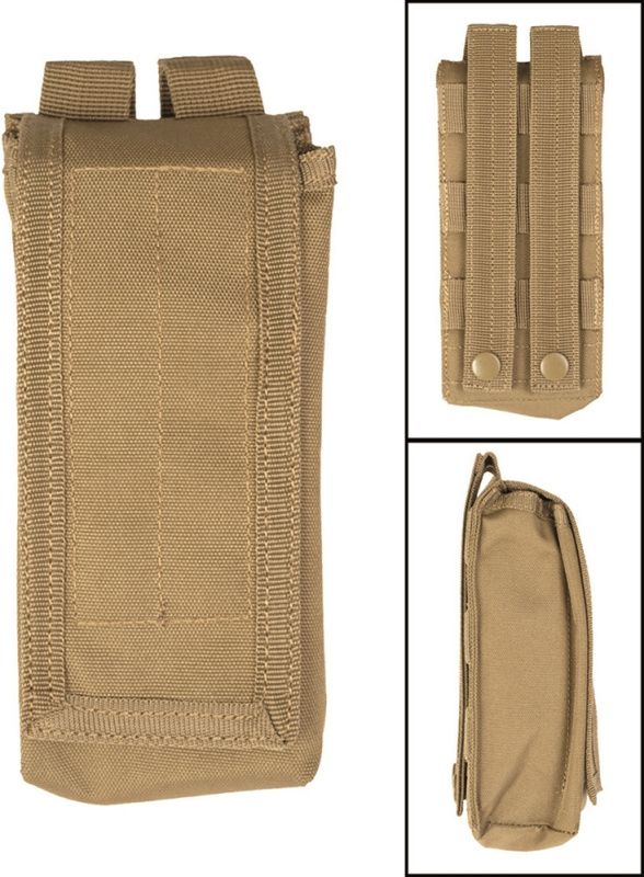 MILTEC MOLLE Single AK47 pouch,7x7x19 velcro - coyote (13496705)
