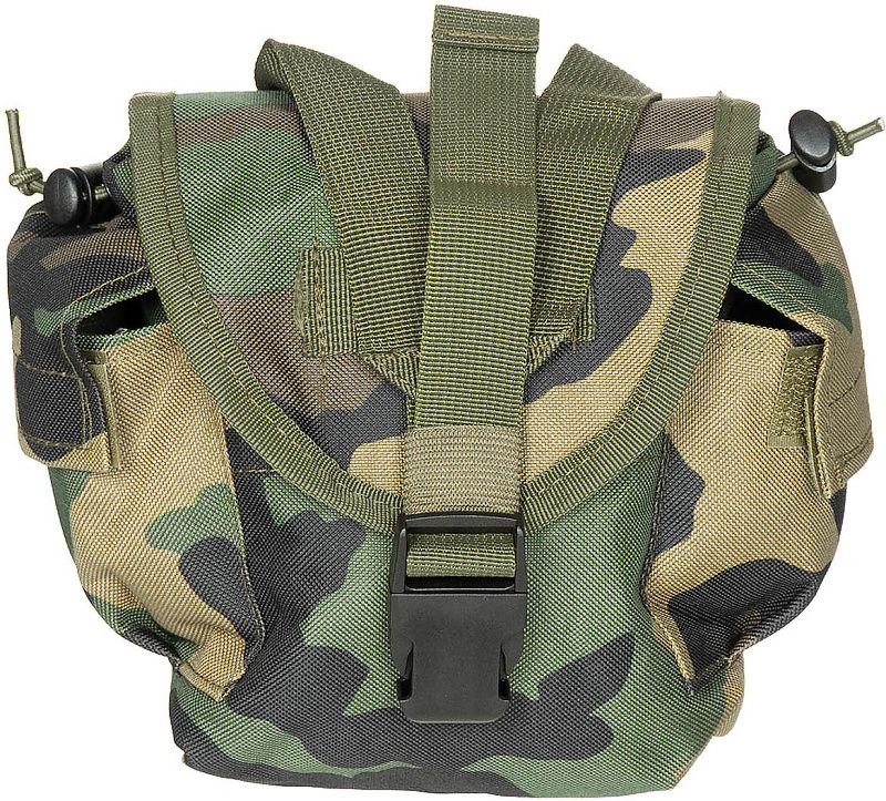 MFH MOLLE Pouch pre poľnú fľašu - woodland (30621T)