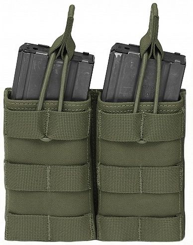 WARRIOR Double MOLLE Open M4 5.56mm - olive drab (W-EO-DMOP-OD)