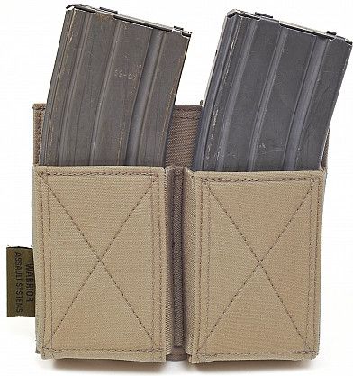 WARRIOR Double Elastic Mag Pouch Colours - coyote (W-EO-DEMP-CT)