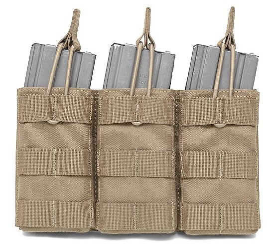 WARRIOR Triple MOLLE Open M4 5.56mm - coyote (W-EO-TMOP-CT)