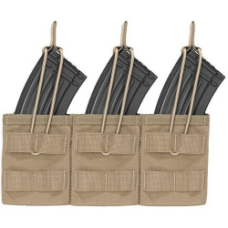 WARRIOR Triple MOLLE Open AK 7.62mm - coyote (W-EO-TMOP-AK-CT)