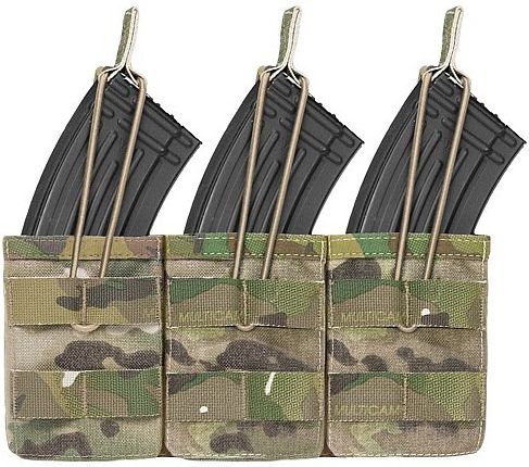 WARRIOR Triple MOLLE Open AK 7.62mm - multicam (W-EO-TMOP-AK-MC)