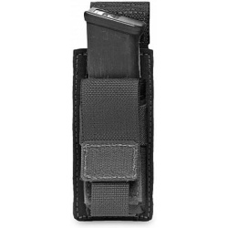 WARRIOR Direct Action Single 9mm Pistol Mag Pouch - black (W-EO-SPDA-9-BLK)