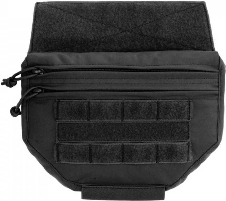 WARRIOR Drop Down Velcro Utility Pouch - black (W-EO-DDVUP-BLK)