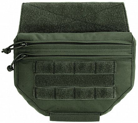 WARRIOR Drop Down Velcro Utility Pouch - olive drab (W-EO-DDVUP-OD)