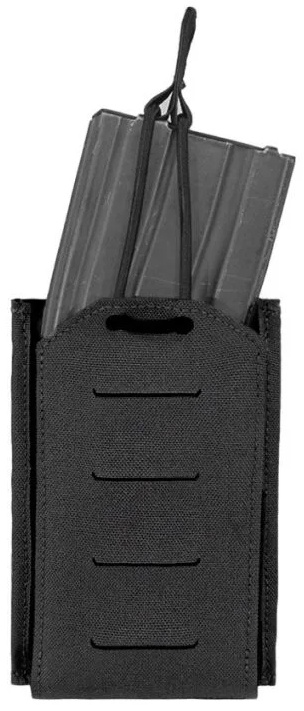 WARRIOR Laser Cut Single Bungee 5.56 Pouch - čierny (W-LC-SB-556P-BLK)