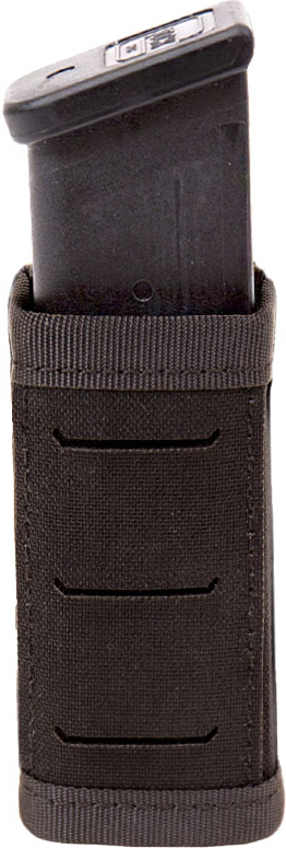 WARRIOR LC Single Snap Mag Pouch 9mm Short - black (W-LC-SSMP-9-S-BLK)