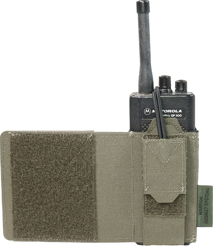 WARRIOR LC Wing Velcro Adjustable Radio Pouch - Left - ranger green (W-LC-WV-ARP-L-RG)