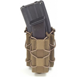 WARRIOR Single Quick Mag with Single Pistol Pouch - coyote (W-EO-SQM-SP-CT)