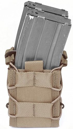 WARRIOR Double Quick Mag (Front Stacked) - coyote (W-EO-DQM-CT)