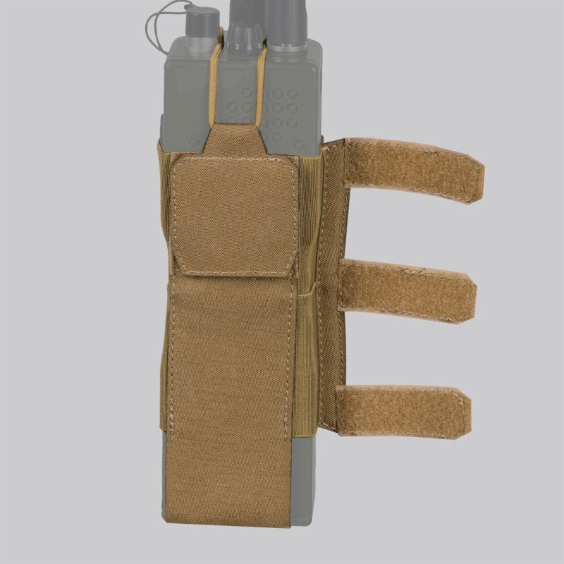 DIRECT ACTION MOLLE Pouch na vysielačku Spitfire Comms Wing cordura - adaptive green (PL-SPCW-CD5-AGR)