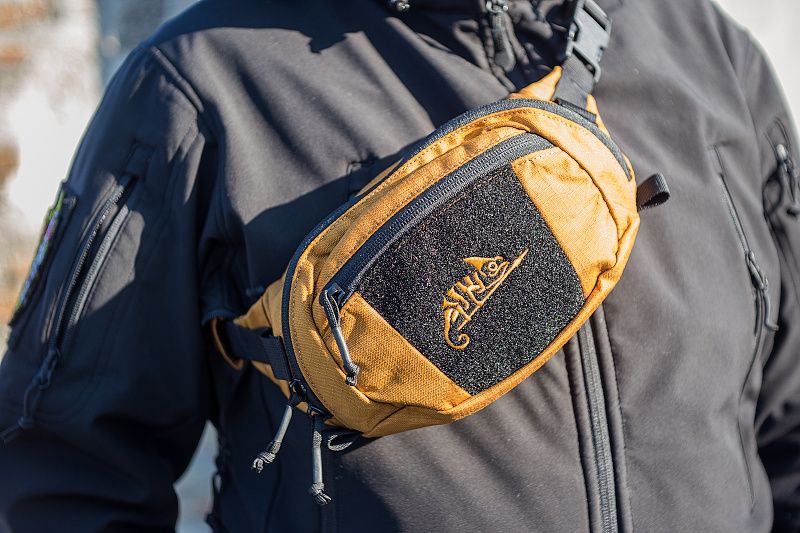 HELIKON Ľadvinka POSSUM Waist Pack cordura - yellow curry/black (TB-PSM-CD-0H01C)