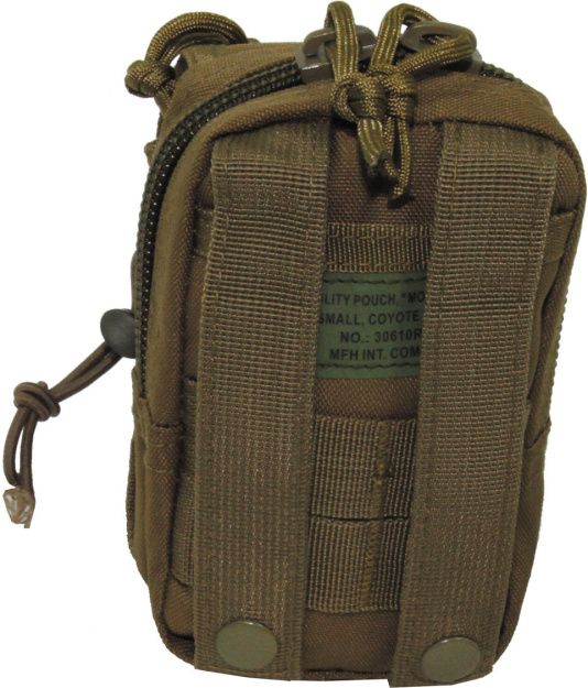 MFH MOLLE Utility pouch, zips, 10x14x9 - coyote (30610R)