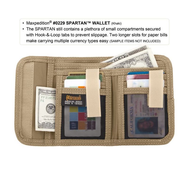 MAXPEDITION Peňaženka Spartan Wallet - čierna (MX229B)