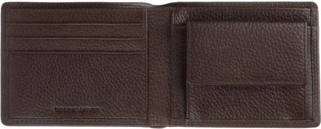 ZIPPO Kožená peňaženka 8,6x10,8x2,5cm - hnedá (44136)