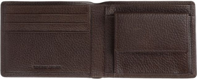 ZIPPO Kožená peňaženka 8,6x10,8x2,5cm - hnedá (44136)