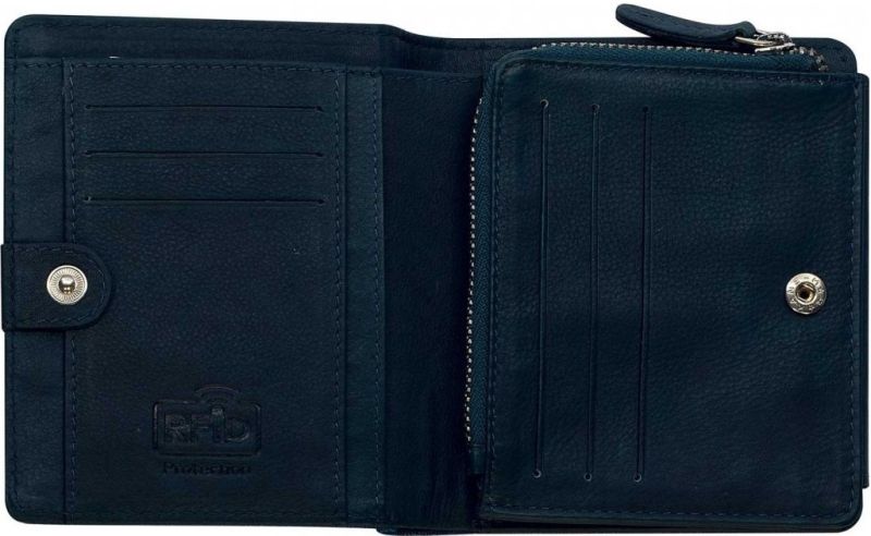 ZIPPO Kožená peňaženka 12x10,5x2 cm - denim