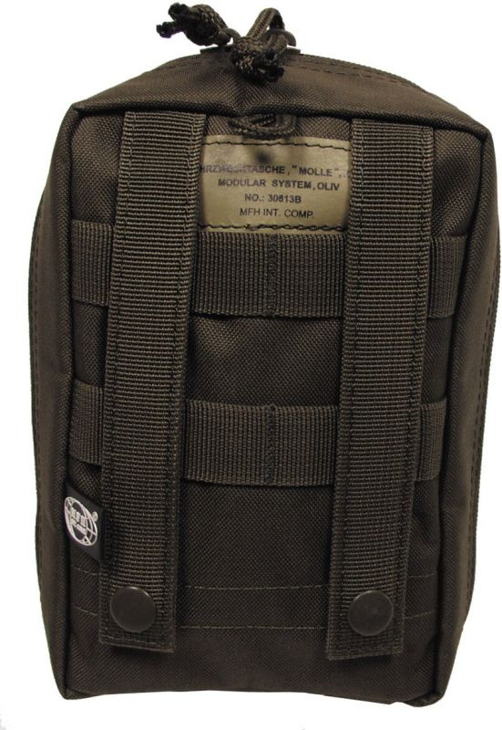 MFH MOLLE Utility pouch, small 19x7x13, vertikálne - olivový (30613B)