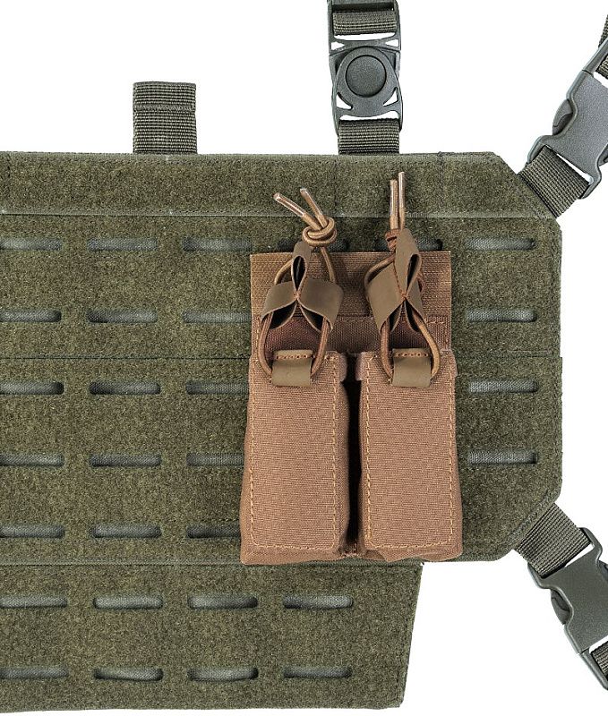 MILTEC Double pistol mag pouch hook&loop, coyote (13495819)