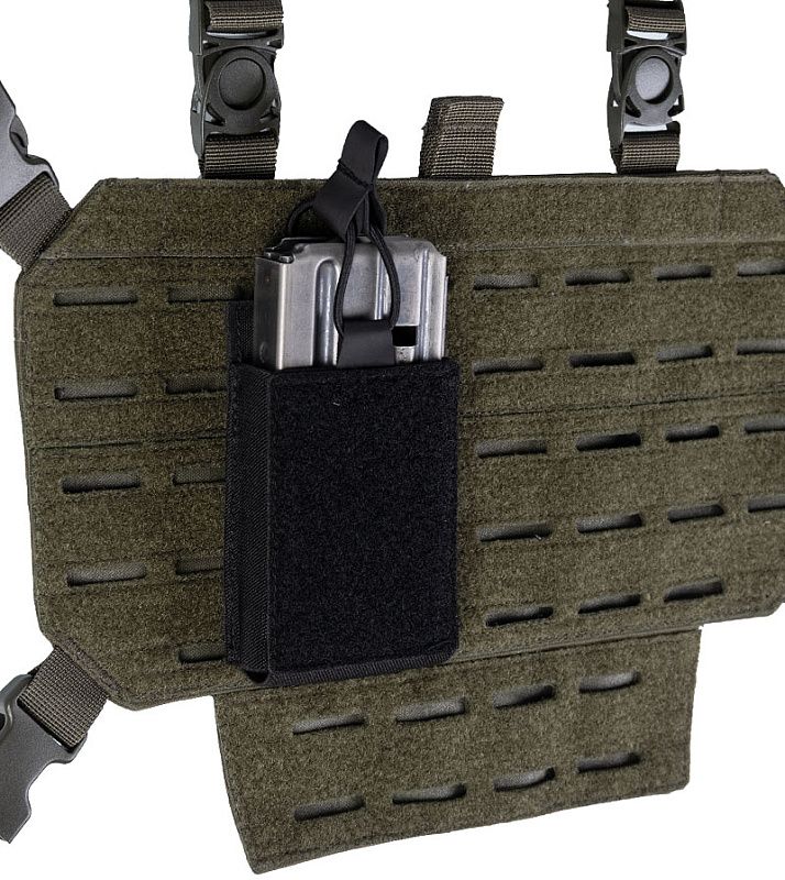 MILTEC Single mag pouch hook&loop, čierny (13496102)