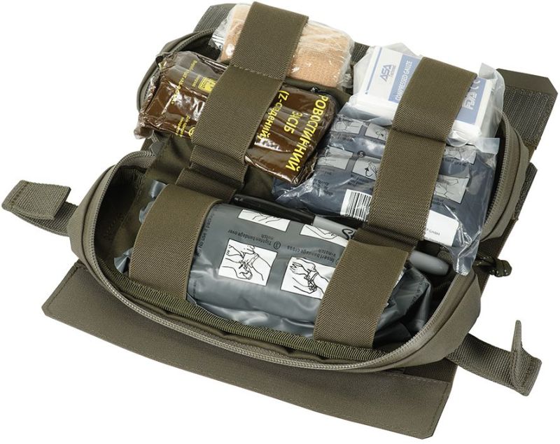 M-TAC Horizontal Pouch na lekárničku Medical Pouch Roll Elite - ranger green (51700023)