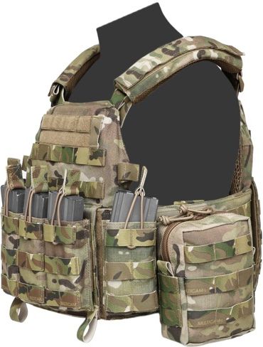 WARRIOR Single MOLLE Open Pouch 5.56mm - multicam (W-EO-SMOP-MC)