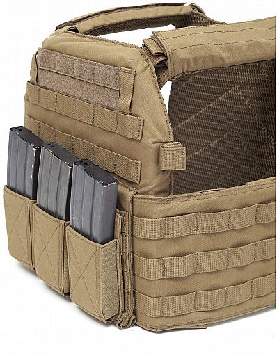 WARRIOR Triple Elastic Mag Pouch Colours - coyote (W-EO-TEMP-CT)