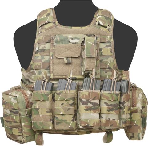 WARRIOR Triple MOLLE Open M4 5.56mm - multicam (W-EO-TMOP-MC)