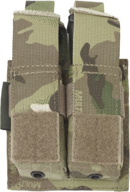 WARRIOR Direct Action Double DA 9mm Pistol Pouch - multicam (W-EO-DPDA-9-MC)