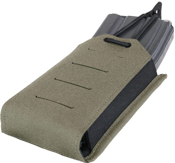 WARRIOR Laser Cut Single Bungee 5.56 Pouch - ranger green (W-LC-SB-556P-RG)