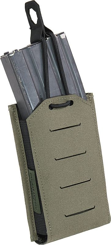 WARRIOR Laser Cut Single Bungee 5.56 Pouch - ranger green (W-LC-SB-556P-RG)