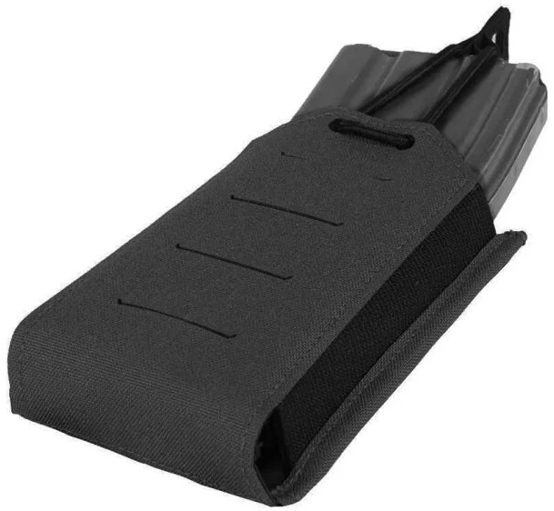 WARRIOR Laser Cut Single Bungee 5.56 Pouch - čierny (W-LC-SB-556P-BLK)