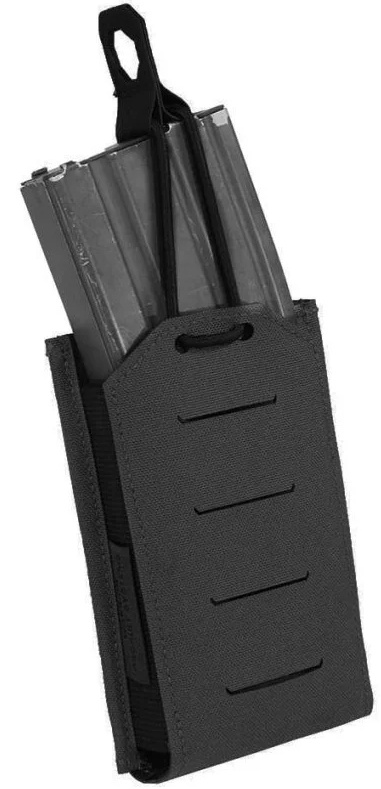 WARRIOR Laser Cut Single Bungee 5.56 Pouch - čierny (W-LC-SB-556P-BLK)